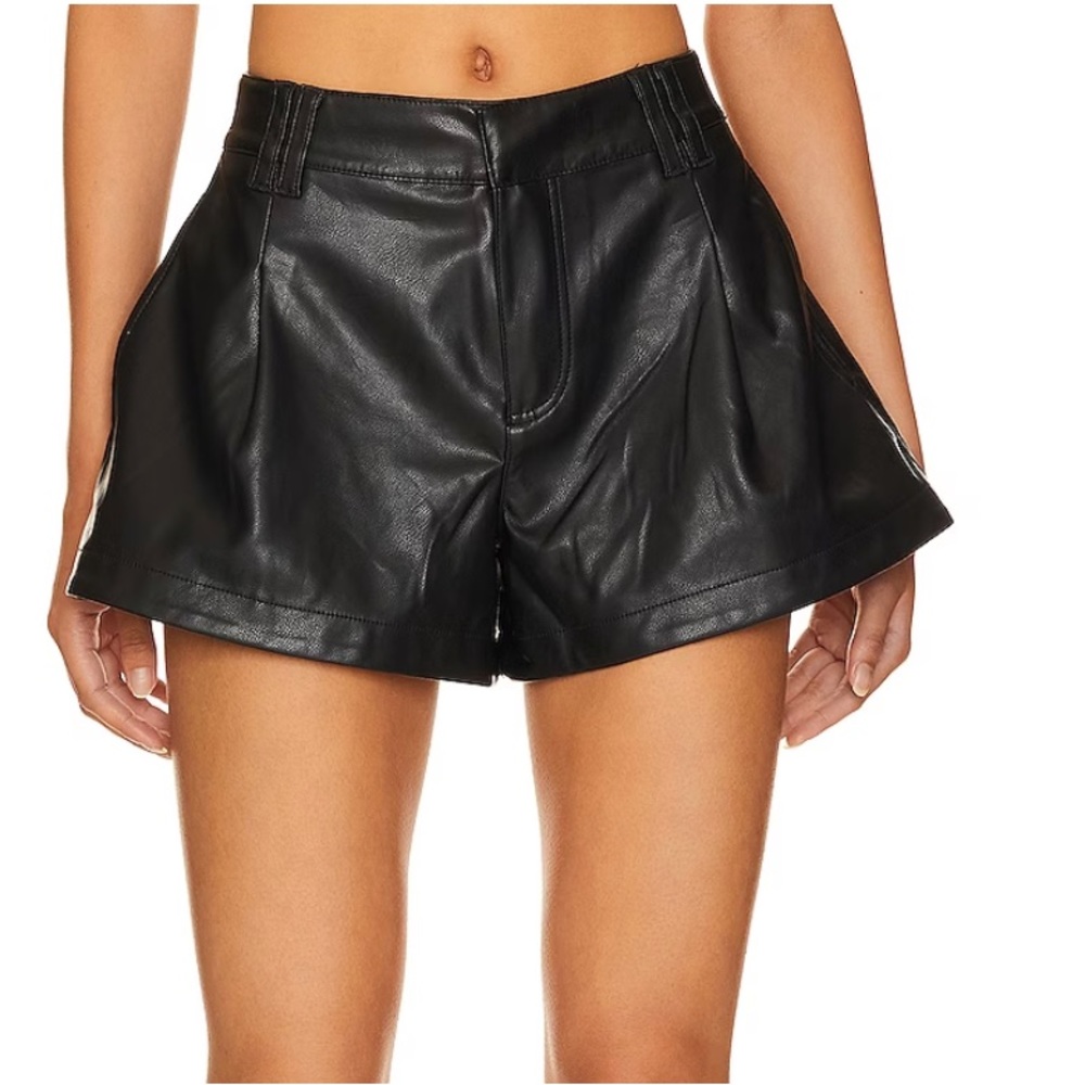 Free People - We the Free faux leather shorts